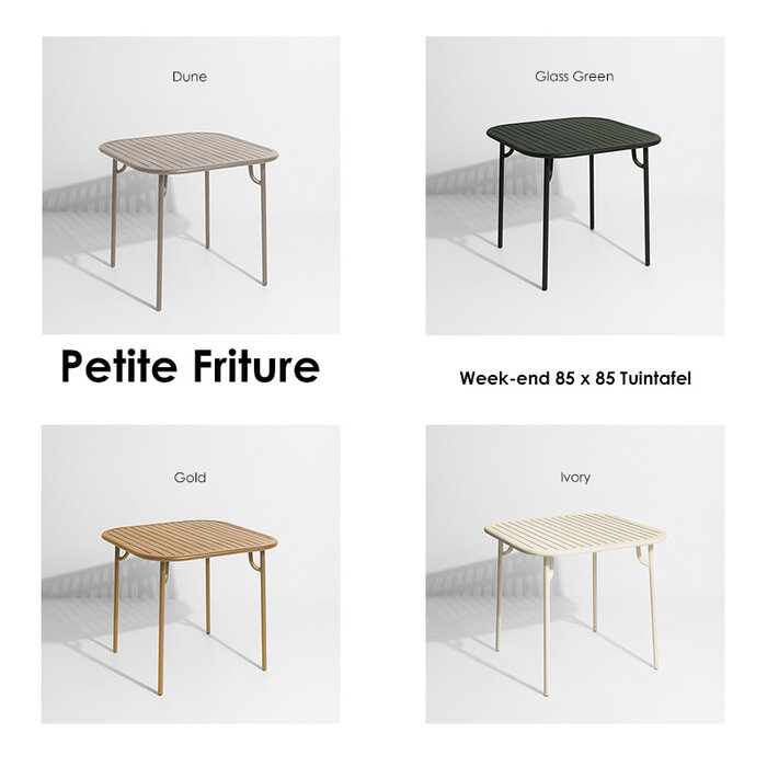 Petite Friture  Week-end square table 85x85 - Petite Friture