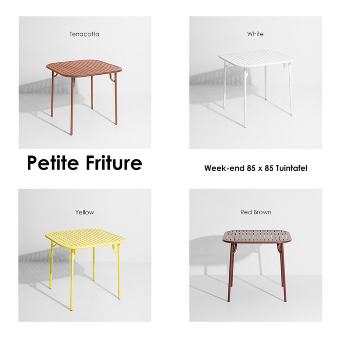 Petite Friture  Week-end square table 85x85 - Petite Friture