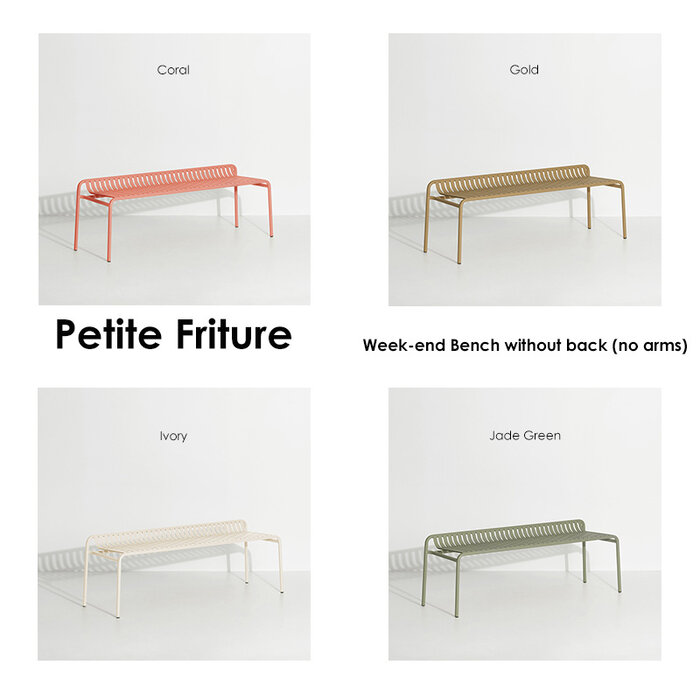 Petite Friture Week-end backless bench - Petite Friture