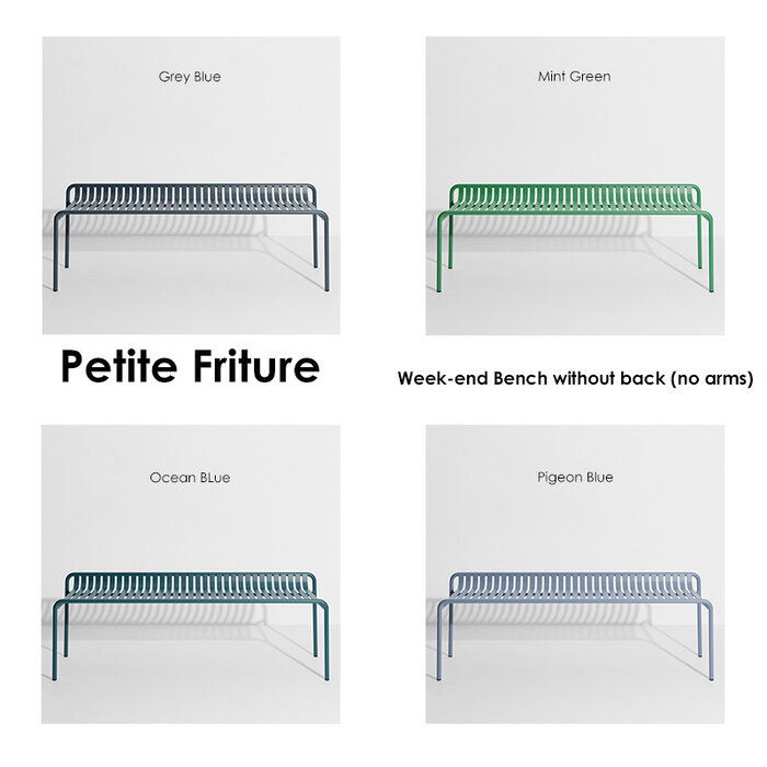 Petite Friture Week-end backless bench - Petite Friture