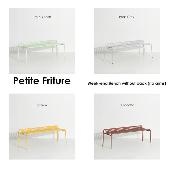 Petite Friture Week-end backless bench - Petite Friture