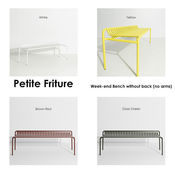 Petite Friture Week-end backless bench - Petite Friture