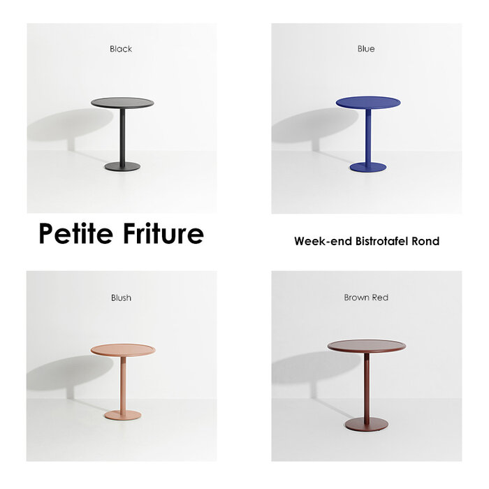Petite Friture Table Bistrot Ronde Week-end Outdoor