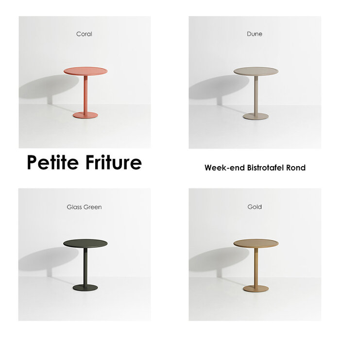Petite Friture Table Bistrot Ronde Week-end Outdoor