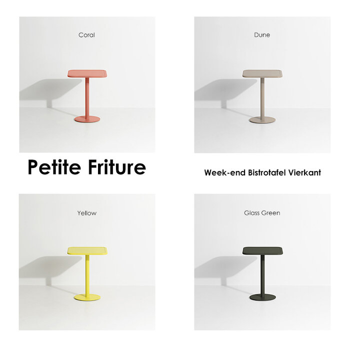 Petite Friture Week-end bistrotafel vierkant outdoor