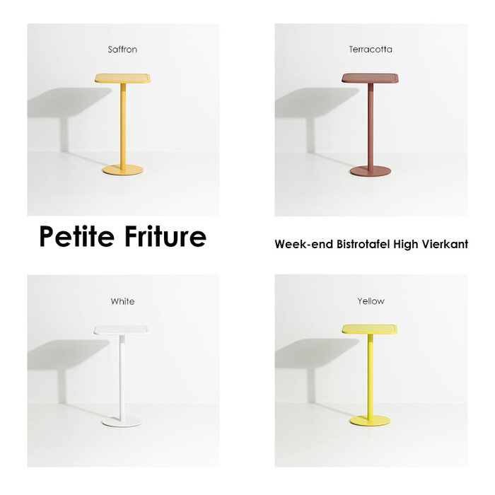 Petite Friture Week-end high table square outdoor - Petite Friture