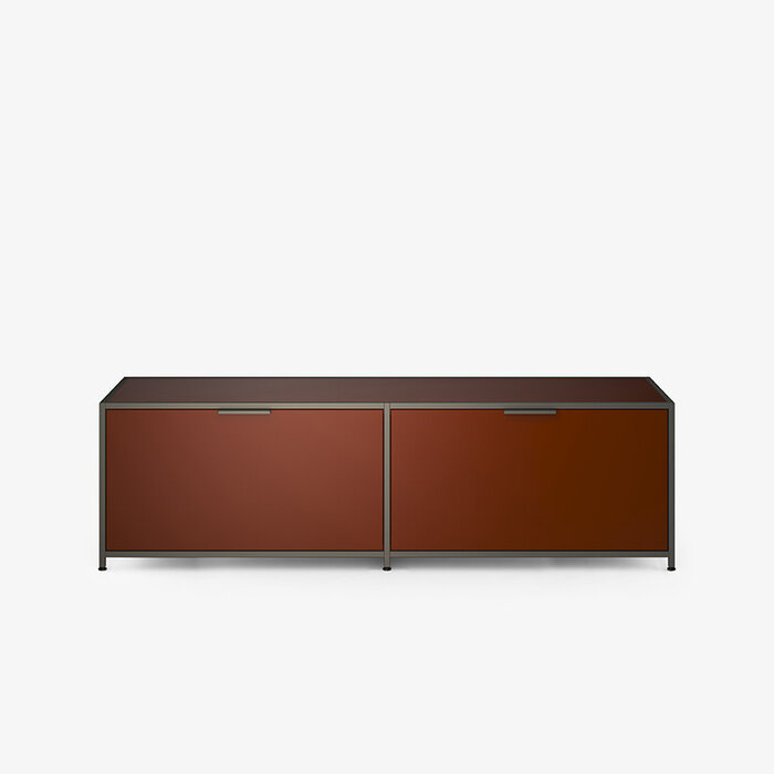 Ligne Roset Dita Meuble TV avec 2 portes rabattables - B 145.5cm - Ligne Roset