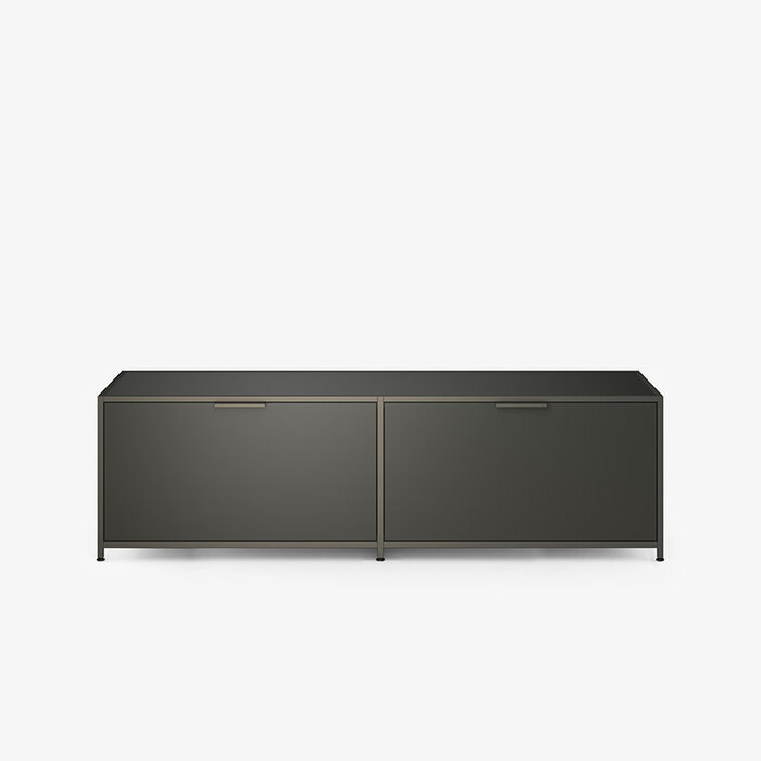 Ligne Roset Dita Meuble TV avec 2 portes rabattables - B 145.5cm - Ligne Roset
