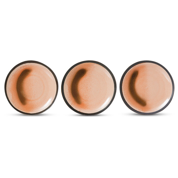 HKliving Assiette à dessert - Horizon Ø17.5 (lot de 2) - HK Living