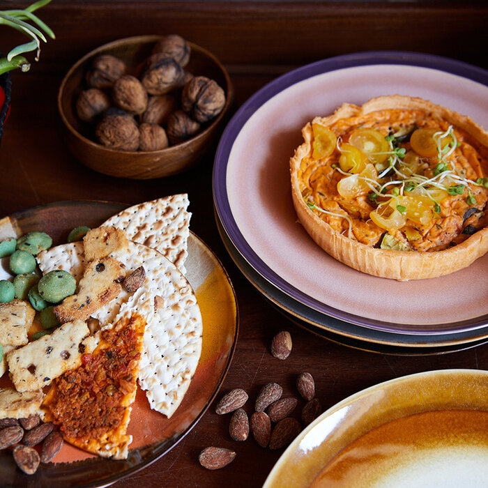 HKliving Grote borden Bedrock Ø29 (set van 2) - HK Living