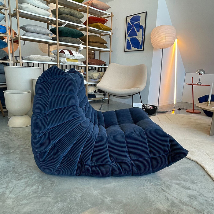 Ligne Roset Togo 1-zit fauteuil (Showroom) - Phlox - Nuit