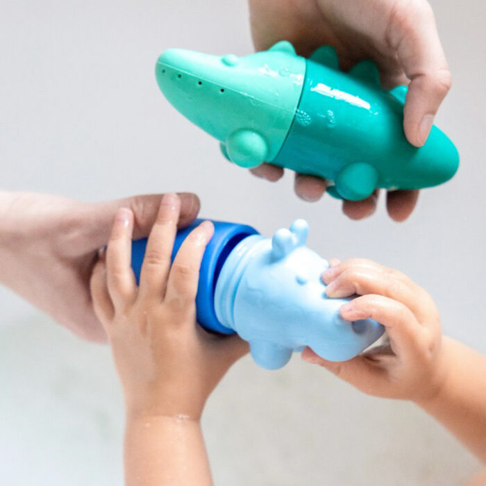 Quut Jouet de bain Squeezie Croco - Quut