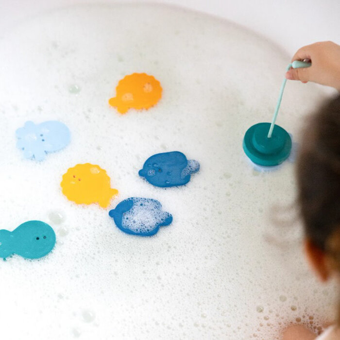 Quut Jeu de poissons Autocollants de bain Deep Sea - Quut