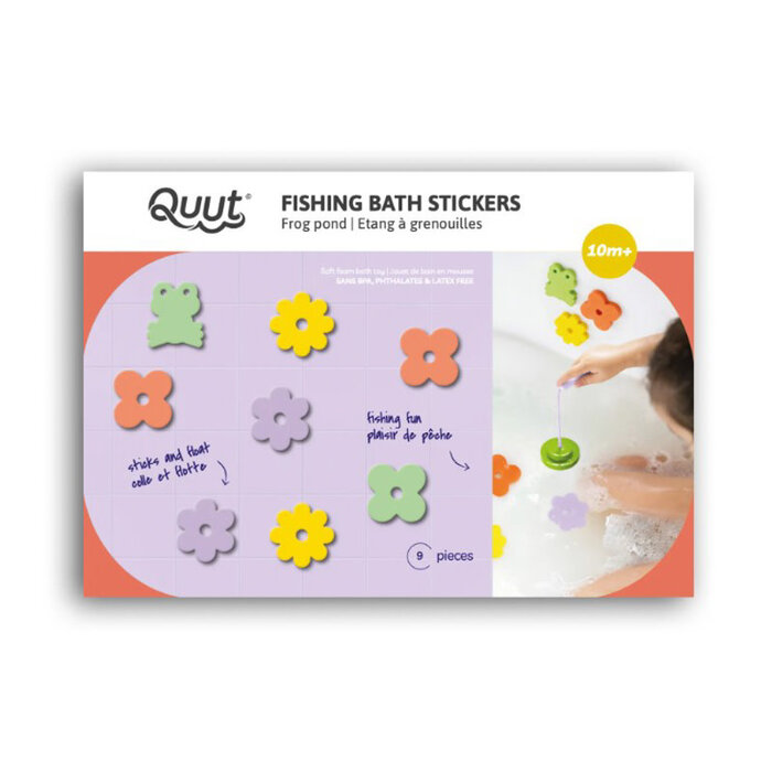 Quut Jeu de poissons Autocollants pour le bain Frog Pond - Quut