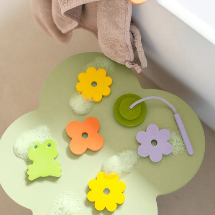 Quut Visspel Badstickers Frog Pond - Quut