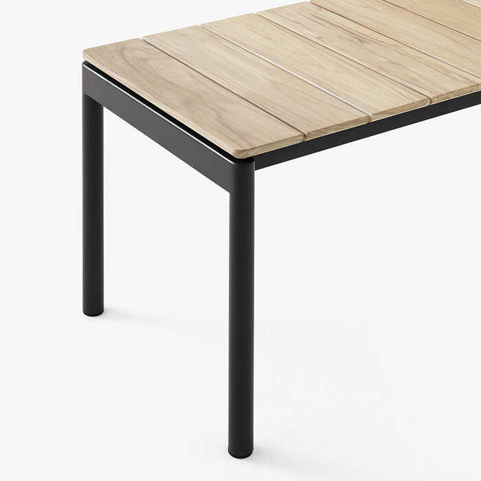 &Tradition Banc extérieur Ville AV27 110x40cm  - &Tradition