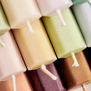 HAY Bougie Hexagon (Lot de 4) - Fresh