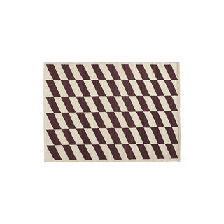HAY Shift Kelim tapis - Burgundy