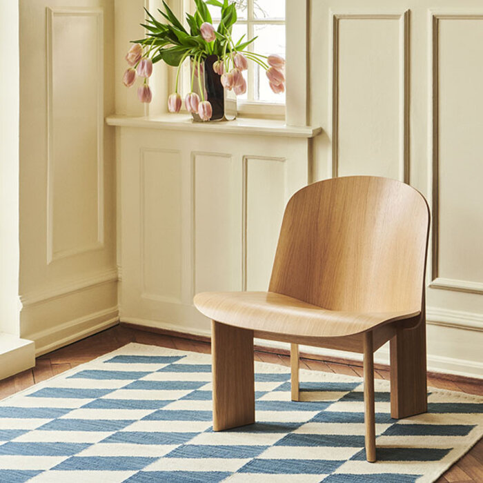 HAY Shift Kelim tapis - Blue