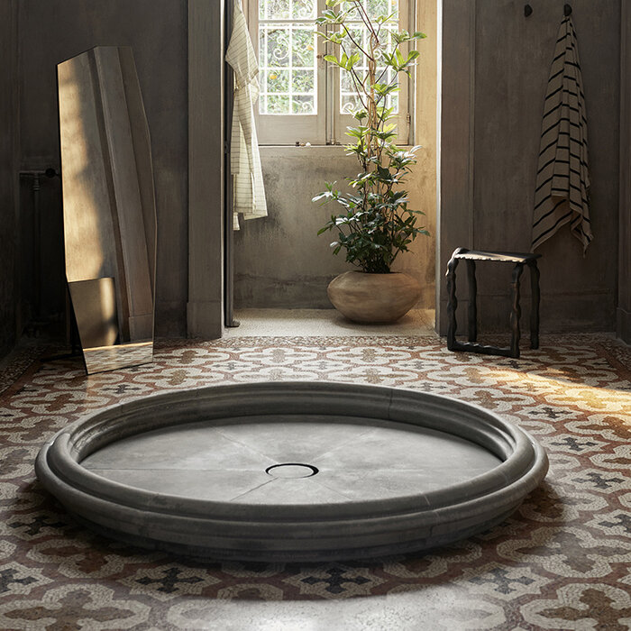 Fermliving Shard Miroir sur pied H165 cm - Fermliving