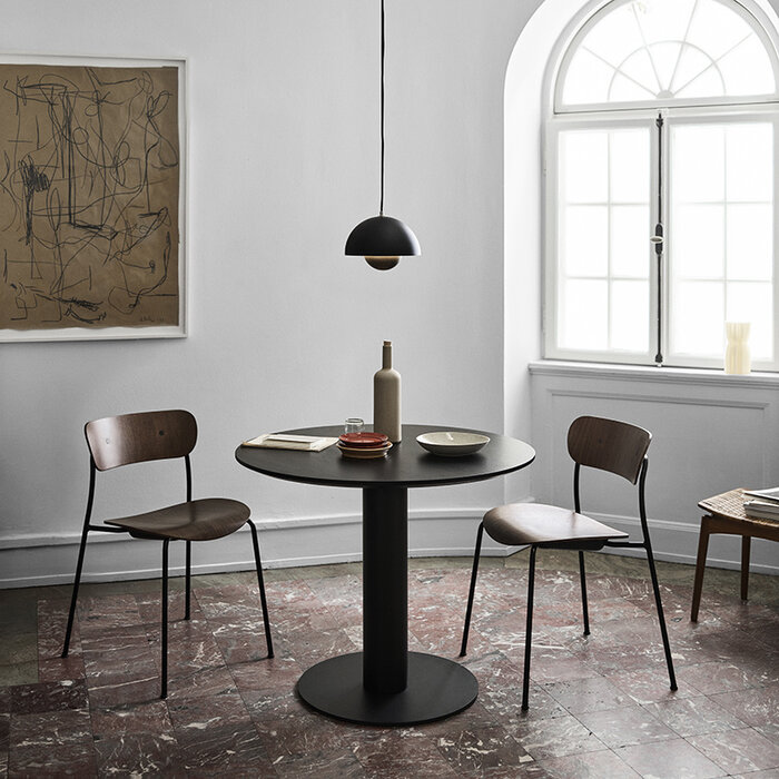 &Tradition Table Ronde In Between SK11 Ø90 cm Cadre Noir - &Tradition