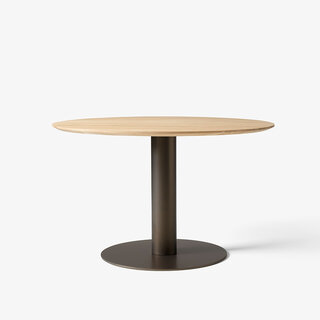 &Tradition Table In Between SK12 Ø120 cm Bronze Frame