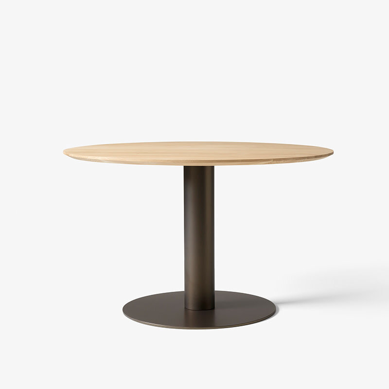 &Tradition Ronde Tafel In Between SK12 Ø120 cm Brons Onderstel - &Tradition