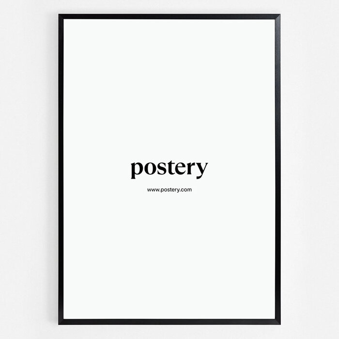 Postery Cadre noir 50x70 cm - Postery