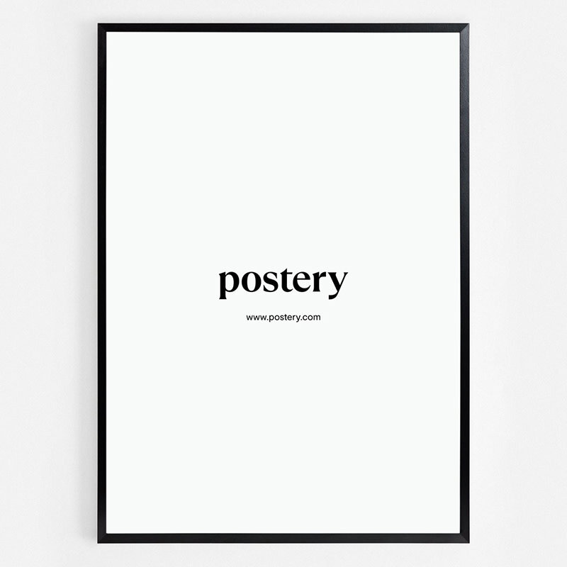 Postery Cadre noir 50x70 cm - Postery