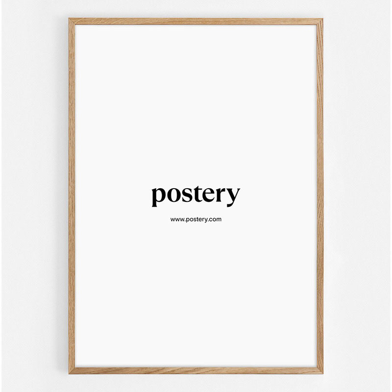 Postery Eiken Kader 50x70 cm - Postery