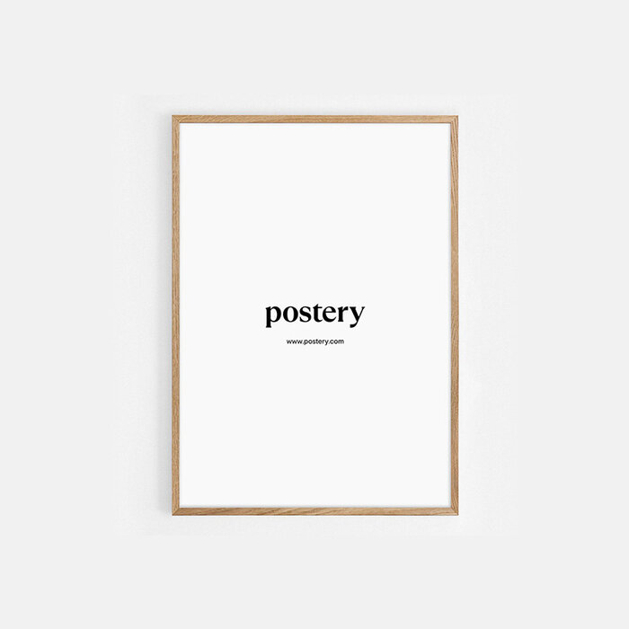 Postery Eiken Kader 30x40 cm - Postery