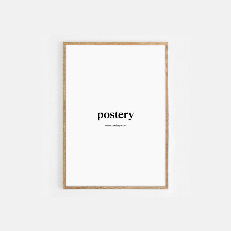 Postery Eiken Kader 30x40 cm - Postery