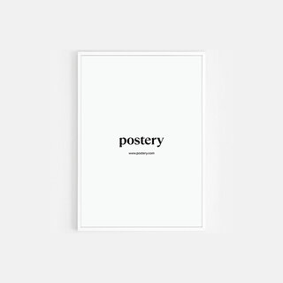 Postery Cadre blanc 30x40 cm