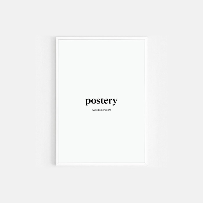 Postery Cadre blanc 30x40 cm - Postery