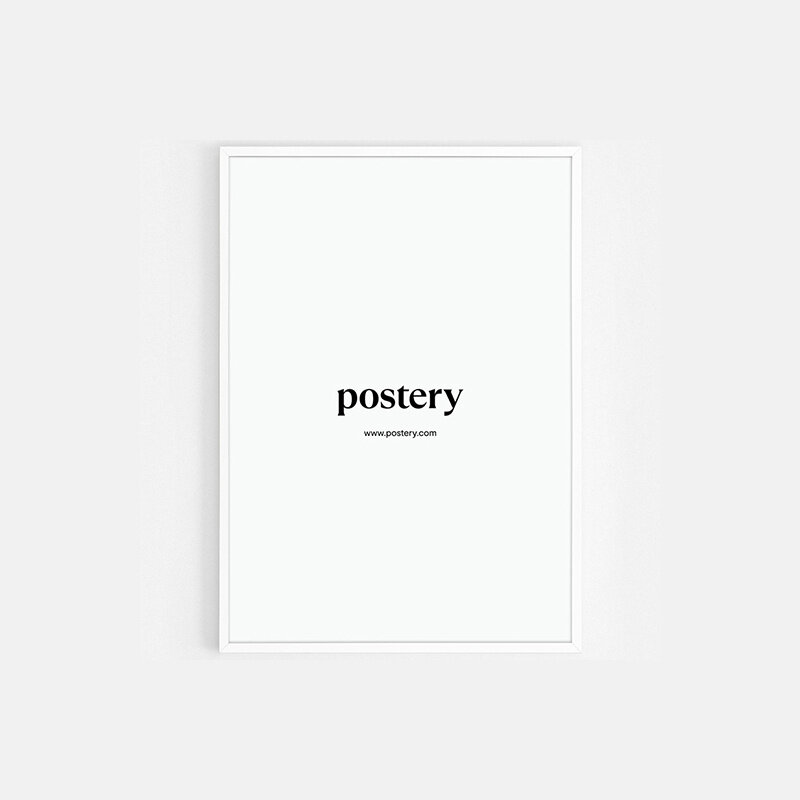 Postery Cadre blanc 30x40 cm - Postery