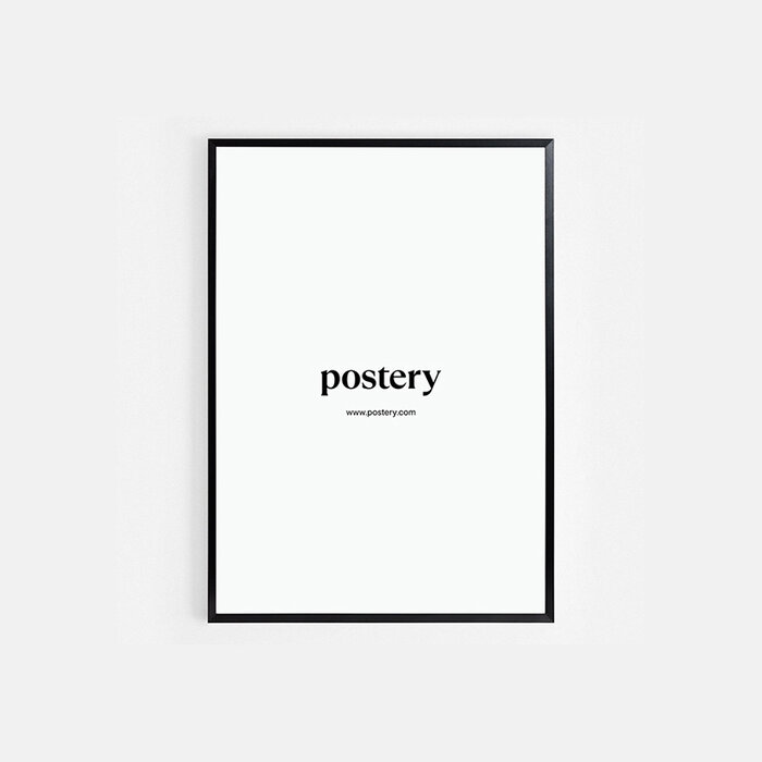 Postery Zwart Kader 30x40 cm - Postery