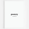 Postery Wit Kader  50x70 cm
