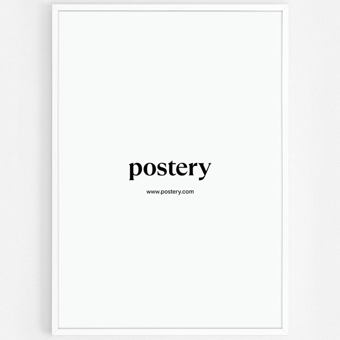 Postery Wit Kader  50x70 cm - Postery