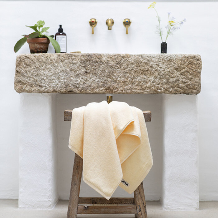 Bongusta Serviette de bain Naram unie (70x140cm) - Bongusta