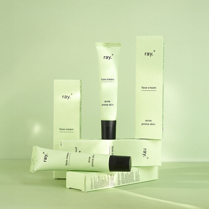 Ray Crème pour le visage pour les peaux à tendance acnéique - 40 ml - Ray