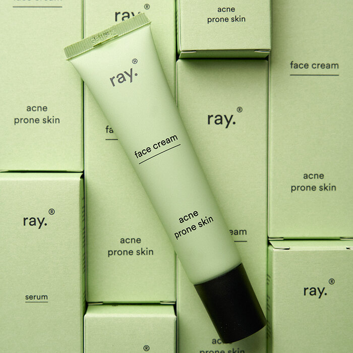 Ray Crème pour le visage pour les peaux à tendance acnéique - 40 ml - Ray