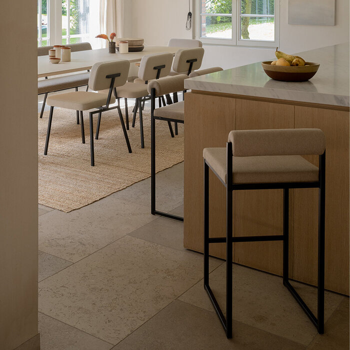 Studio Henk Bolster Tabouret de bar - châssis noir - Studio Henk