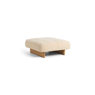 HAY Quilton Lift Ottoman - Base en chêne