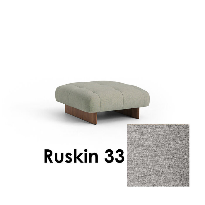 HAY Quilton Lift Ottoman - Base en noyer - HAY