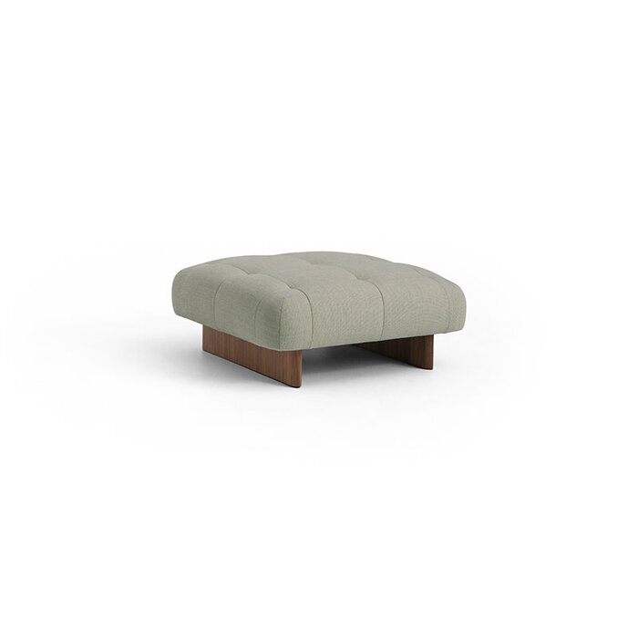 HAY Quilton Lift Ottoman - Walnut Base - HAY