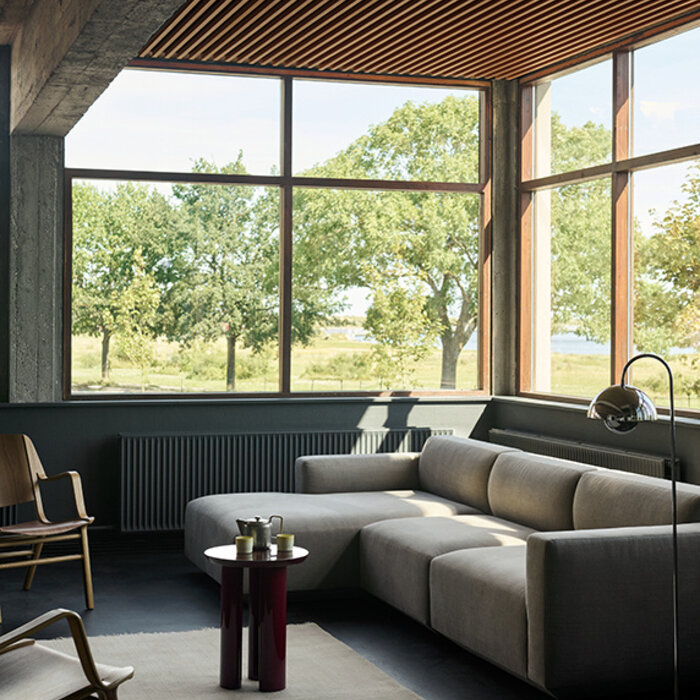 &Tradition Develius sofa 4 seater - Configuratie E - Hot Madison 094 - &Tradition