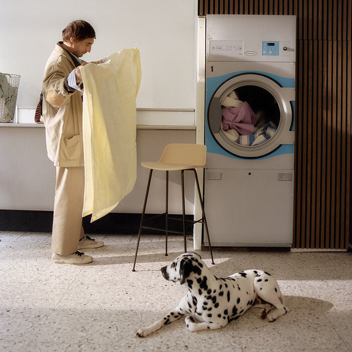 &Tradition Rely HW86 Barkruk H75 Low Back - Black Tube Base - &Tradition