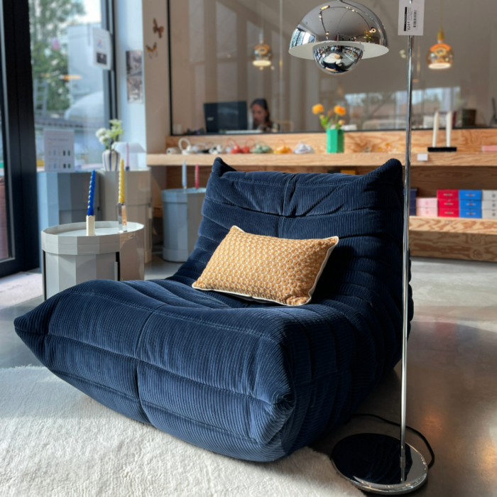 Ligne Roset Togo 1-zit fauteuil - Phlox - Nuit