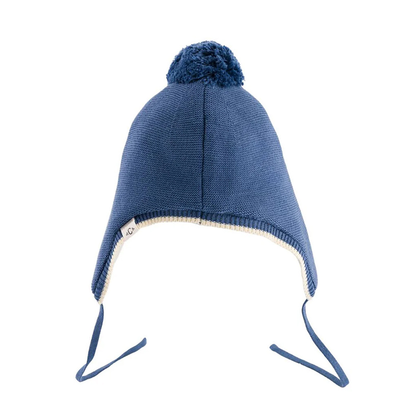 Chamaye Bonnet pour bébé 'Chaton' - Blue 9-12 mois - Chamaye