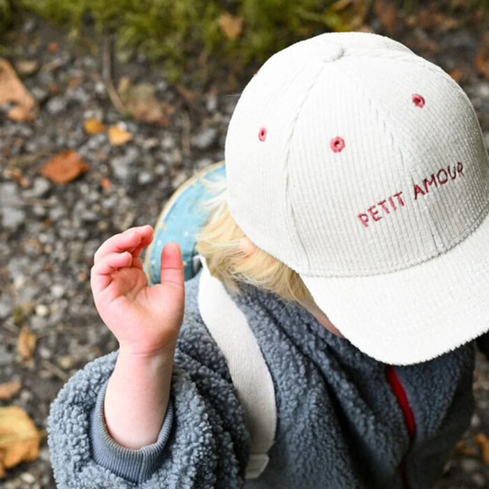 Chamaye Casquette Velvet 'Petit amour' - 3-6 ans - Chamaye